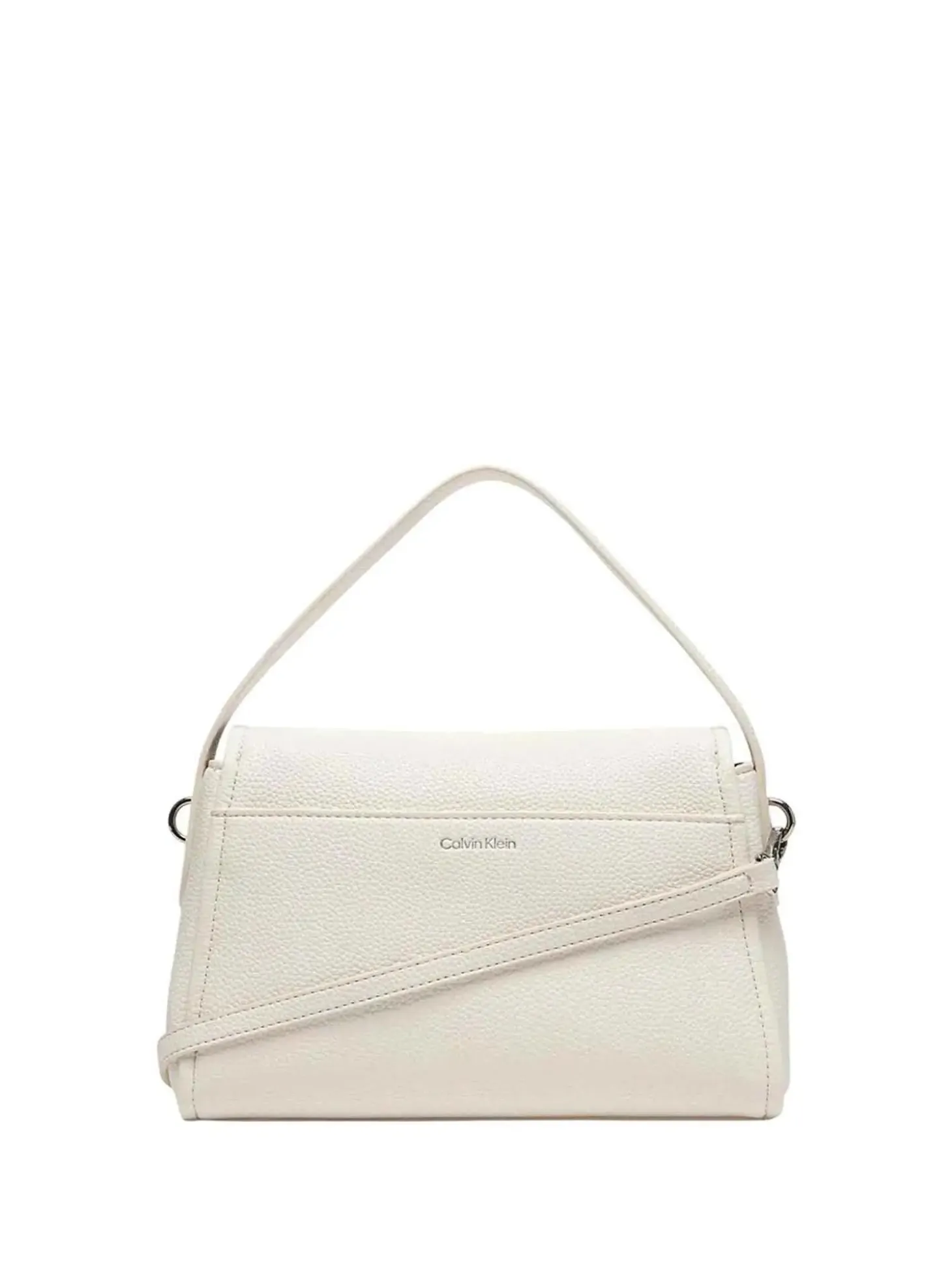 BORSA A SPALLA DONNA - CALVIN KLEIN BIANCO - LV04F3425G