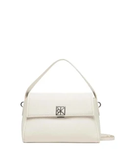 BORSA A SPALLA DONNA - CALVIN KLEIN BIANCO - LV04F3425G