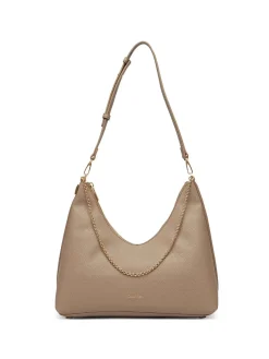 BORSA A SPALLA DONNA - CALVIN KLEIN TAUPE - LV04F3495G