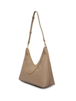 BORSA A SPALLA DONNA - CALVIN KLEIN TAUPE - LV04F3495G