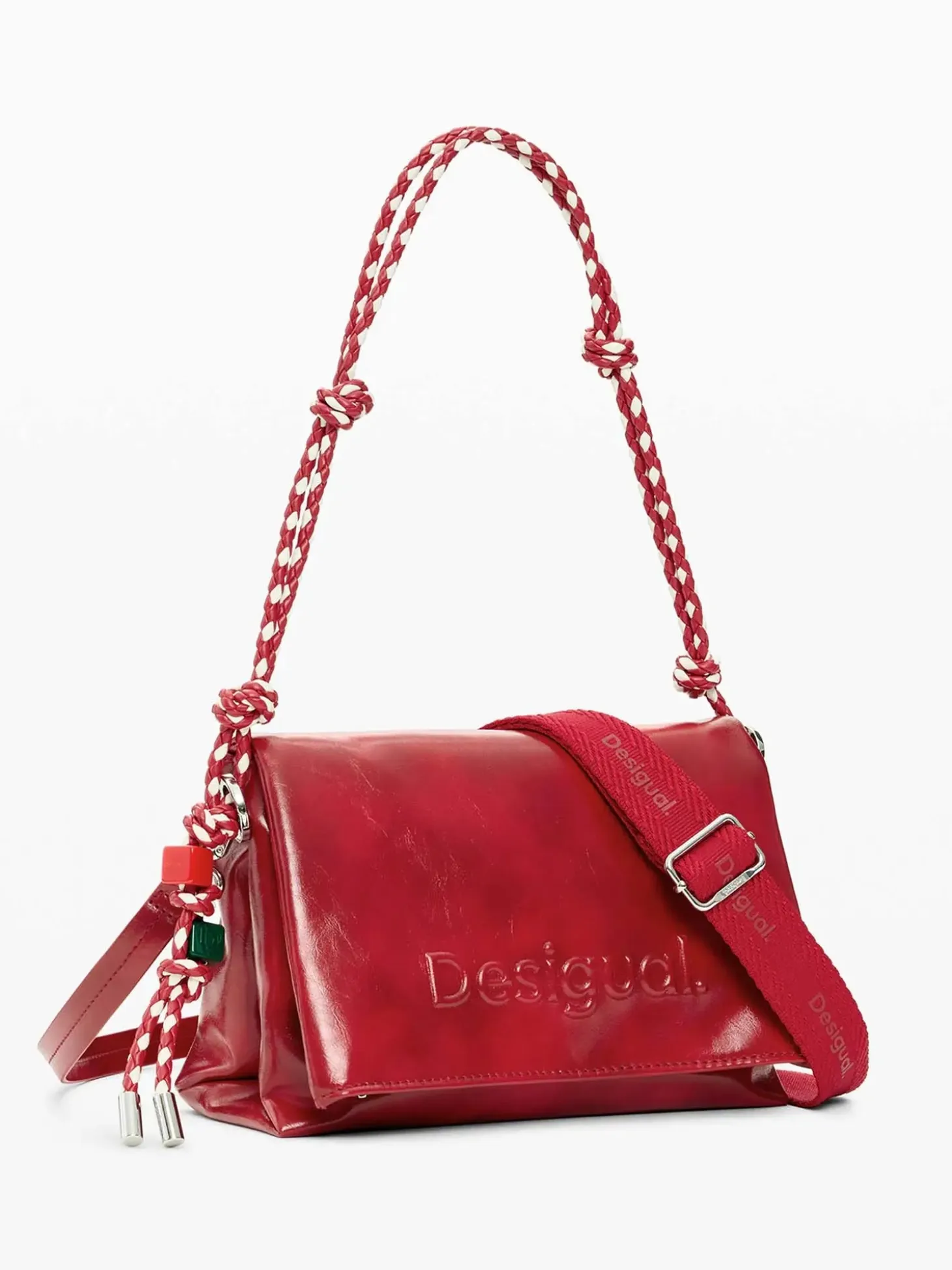 BORSA A SPALLA DONNA - DESIGUAL ROSSO - 26SAXPAA