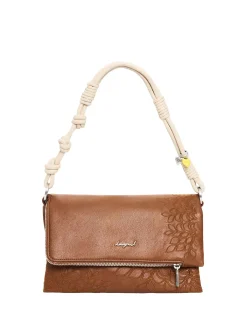 BORSA A SPALLA DONNA - DESIGUAL MARRONE - 26SAXPB8