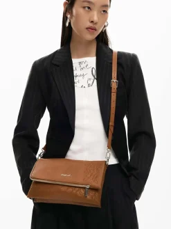 BORSA A SPALLA DONNA - DESIGUAL MARRONE - 26SAXPB8