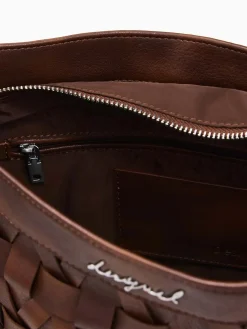 BORSA A SPALLA DONNA - DESIGUAL MARRONE - 26SAXPA0