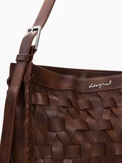 BORSA A SPALLA DONNA - DESIGUAL MARRONE - 26SAXPA0
