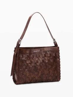 BORSA A SPALLA DONNA - DESIGUAL MARRONE - 26SAXPA0