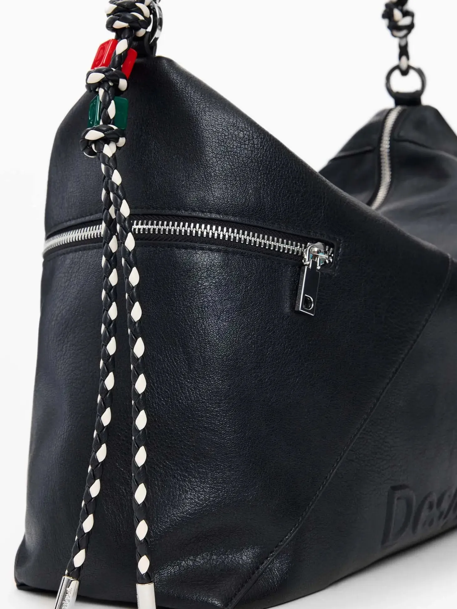 BORSA A SPALLA DONNA - DESIGUAL NERO - 26SAXP66