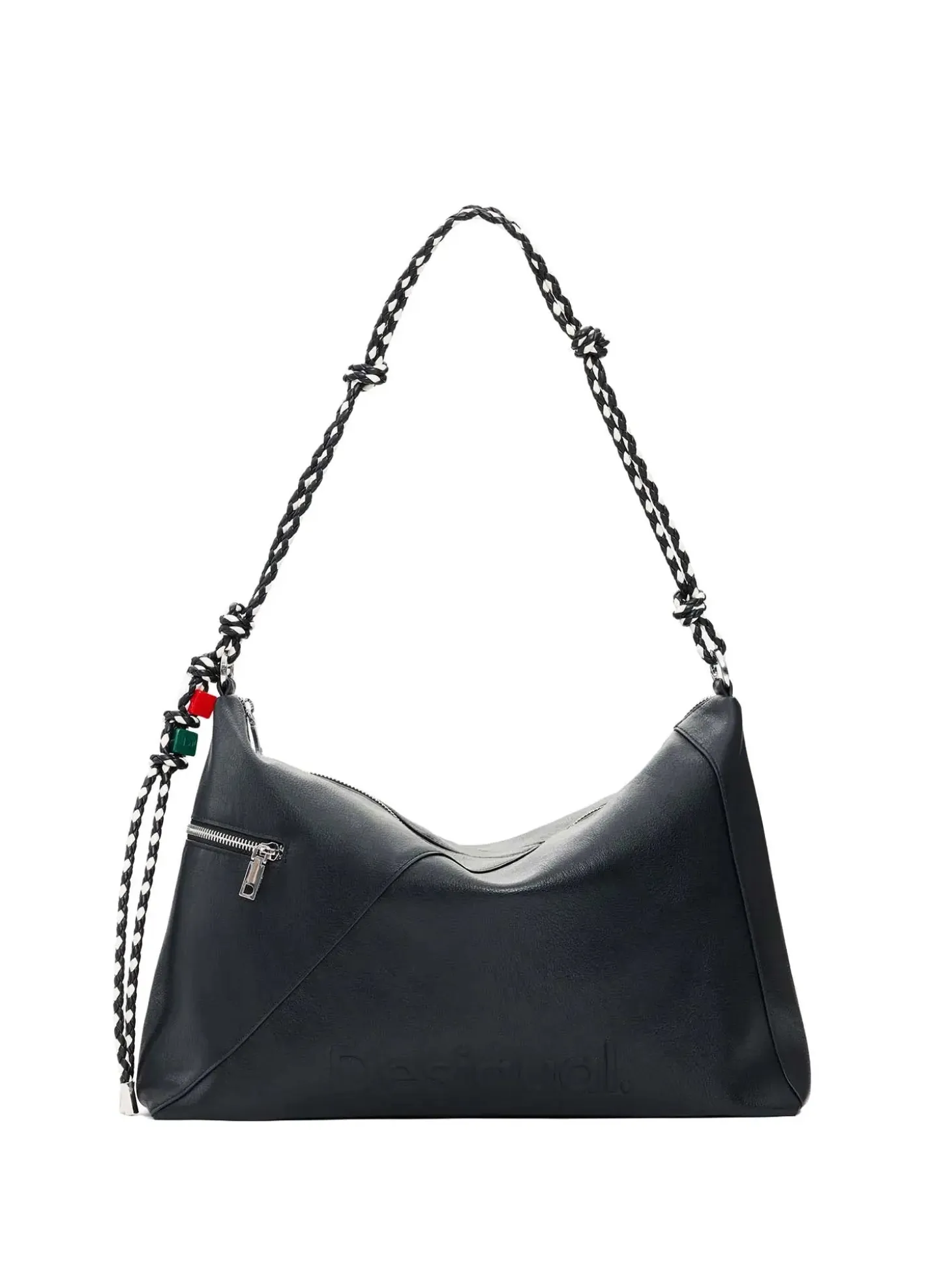 BORSA A SPALLA DONNA - DESIGUAL NERO - 26SAXP66