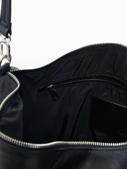 BORSA A SPALLA DONNA - DESIGUAL NERO - 26SAXP66