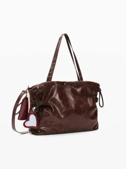 BORSA A SPALLA DONNA - DESIGUAL MARRONE - 26WAXP93