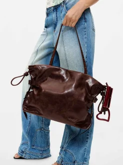 BORSA A SPALLA DONNA - DESIGUAL MARRONE - 26WAXP93