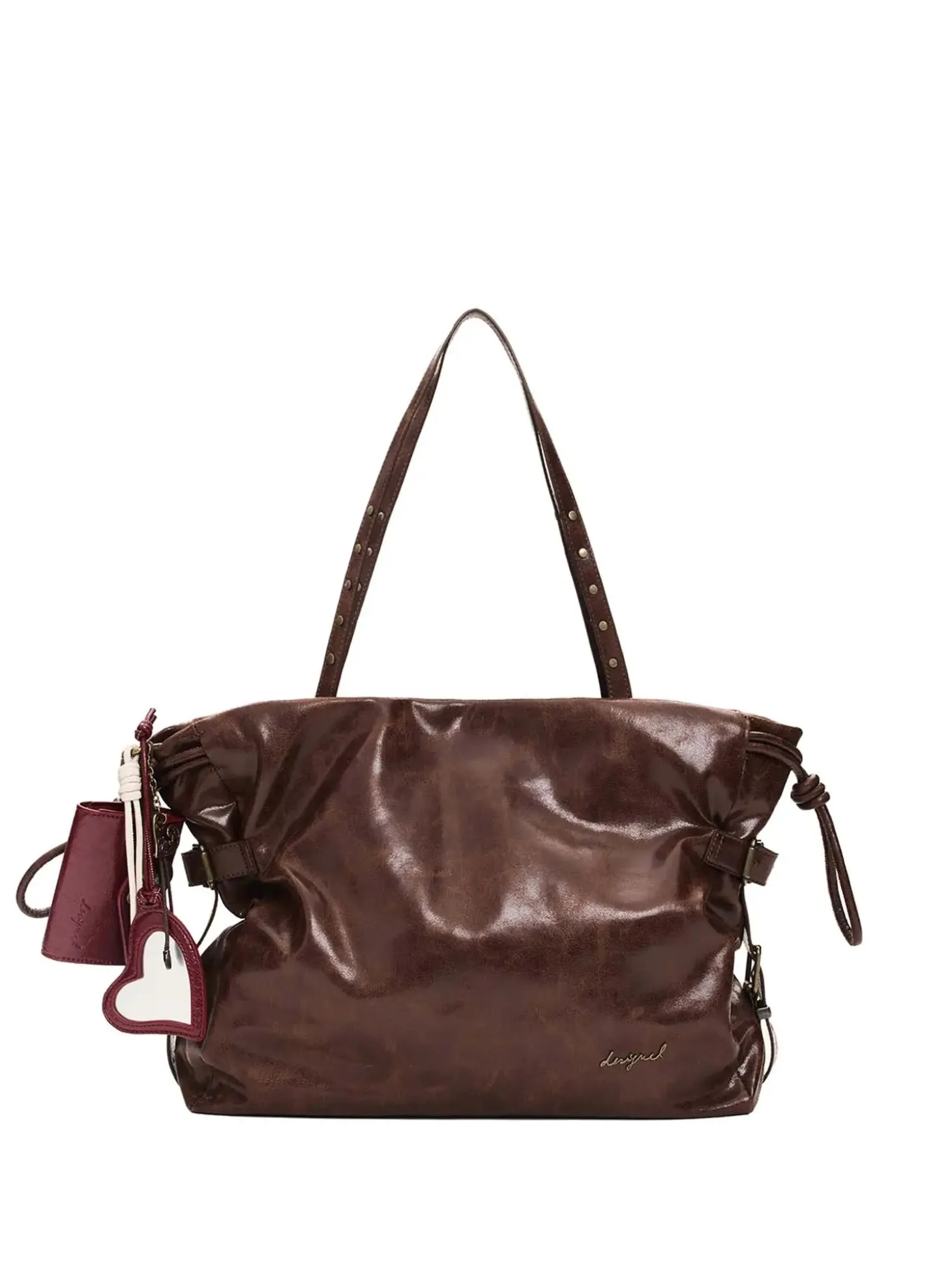 BORSA A SPALLA DONNA - DESIGUAL MARRONE - 26WAXP93