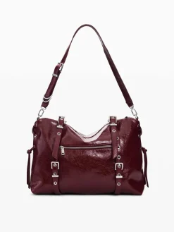 BORSA A SPALLA DONNA - DESIGUAL ROSSO - 26WAXP55