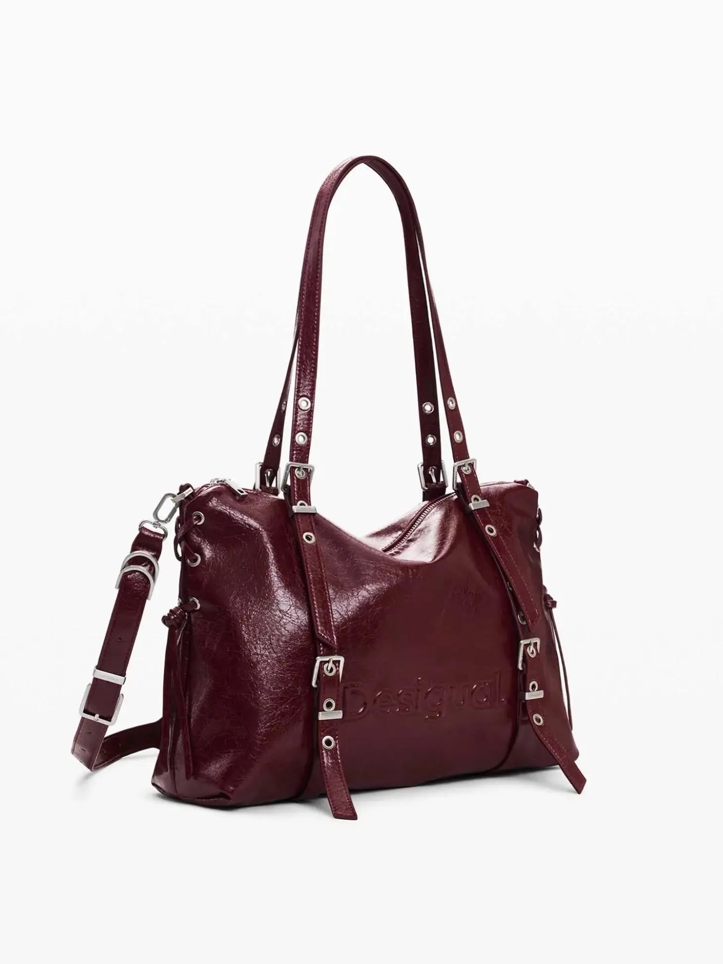 BORSA A SPALLA DONNA - DESIGUAL ROSSO - 26WAXP55