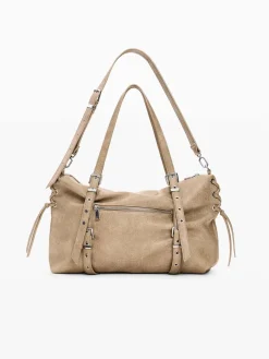 BORSA A SPALLA DONNA - DESIGUAL BEIGE - 26WAXP49
