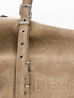 BORSA A SPALLA DONNA - DESIGUAL BEIGE - 26WAXP49