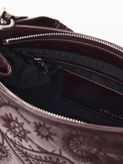 BORSA A SPALLA DONNA - DESIGUAL BORDEAUX - 26WAXP60