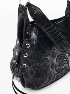 BORSA A SPALLA DONNA - DESIGUAL NERO - 26WAXP10