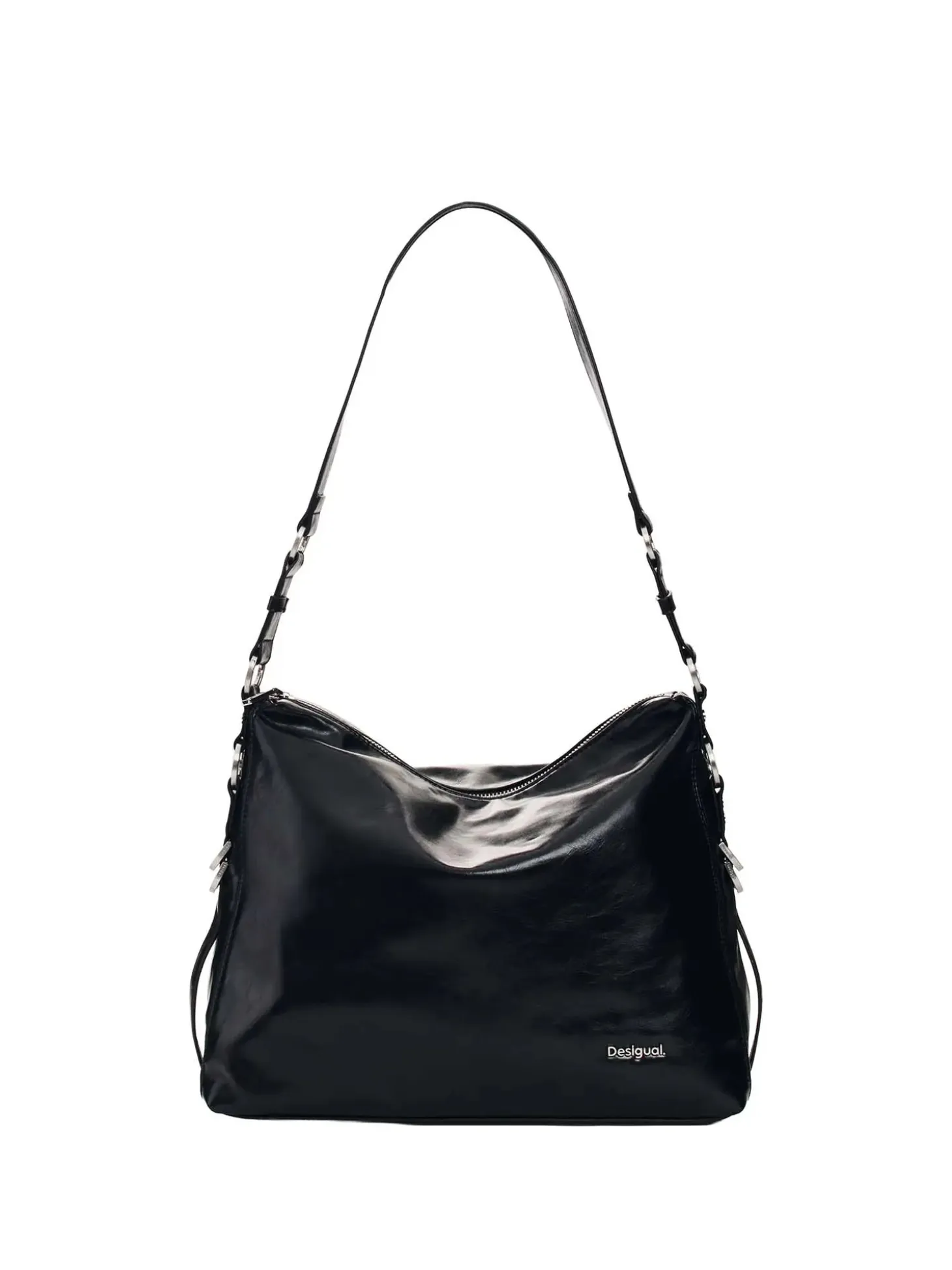 BORSA A SPALLA DONNA - DESIGUAL NERO - 26WAXP66