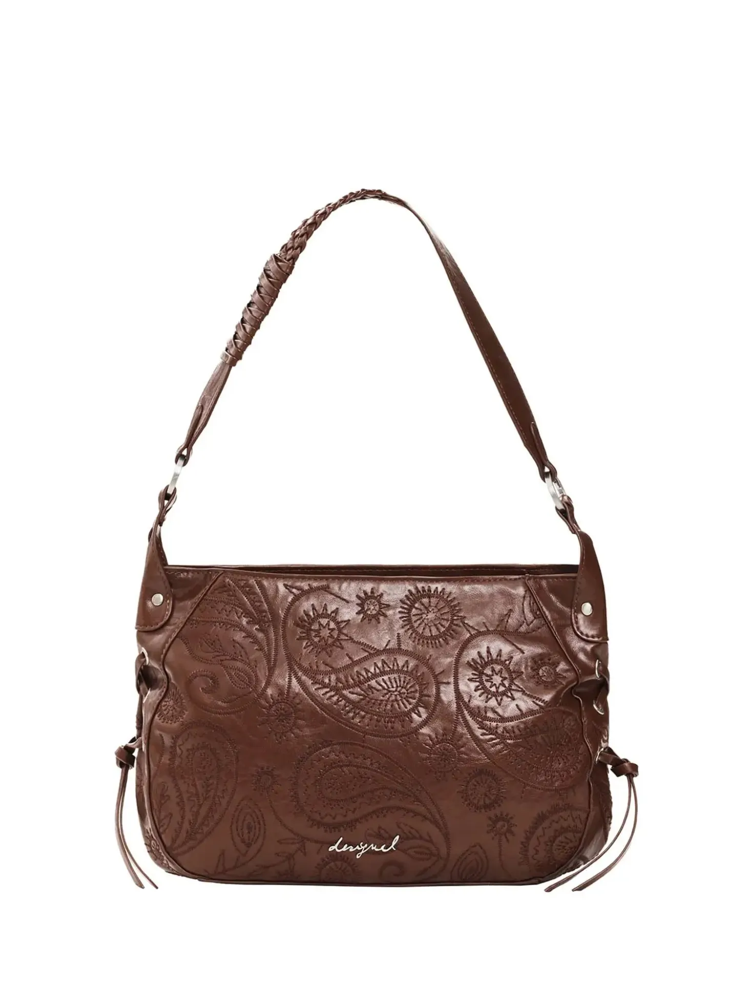 BORSA A SPALLA DONNA - DESIGUAL MARRONE - 26WAXP90