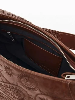 BORSA A SPALLA DONNA - DESIGUAL MARRONE - 26WAXP90