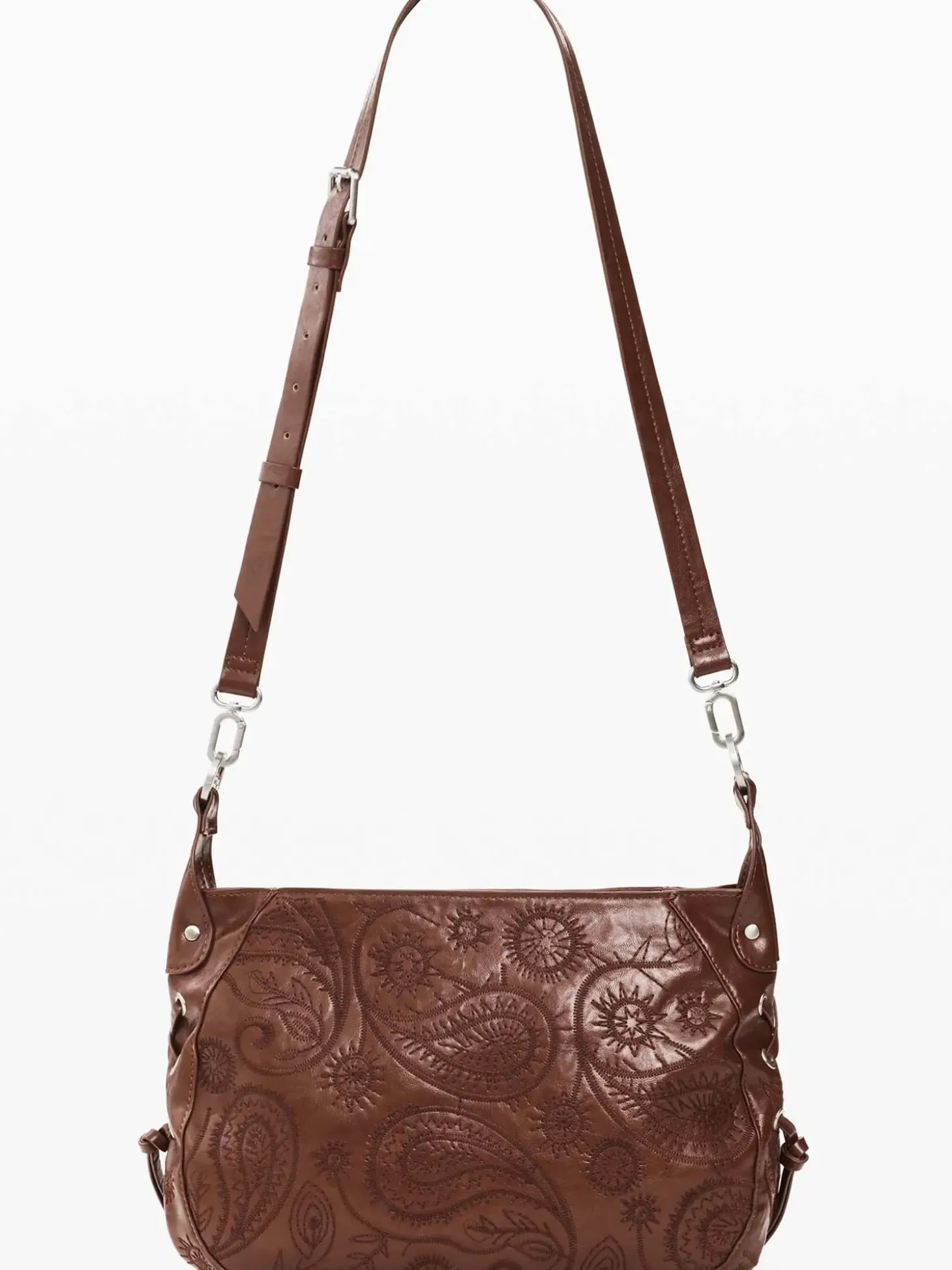 BORSA A SPALLA DONNA - DESIGUAL MARRONE - 26WAXP90