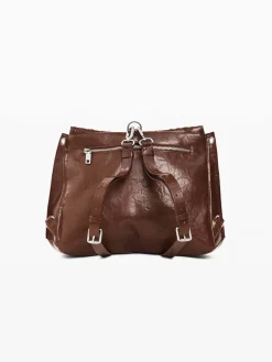 BORSA A SPALLA DONNA - DESIGUAL MARRONE - 26WAKP29