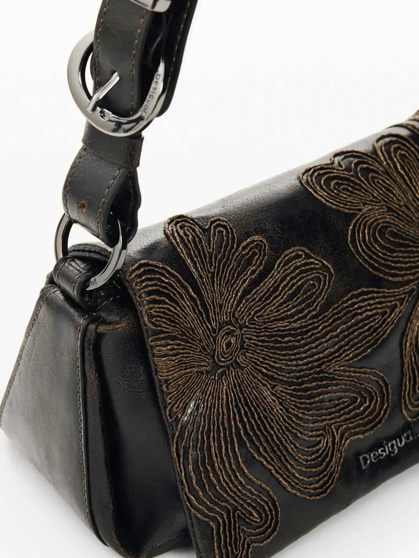 BORSA A SPALLA DONNA - DESIGUAL MARRONE - 26WAXP61