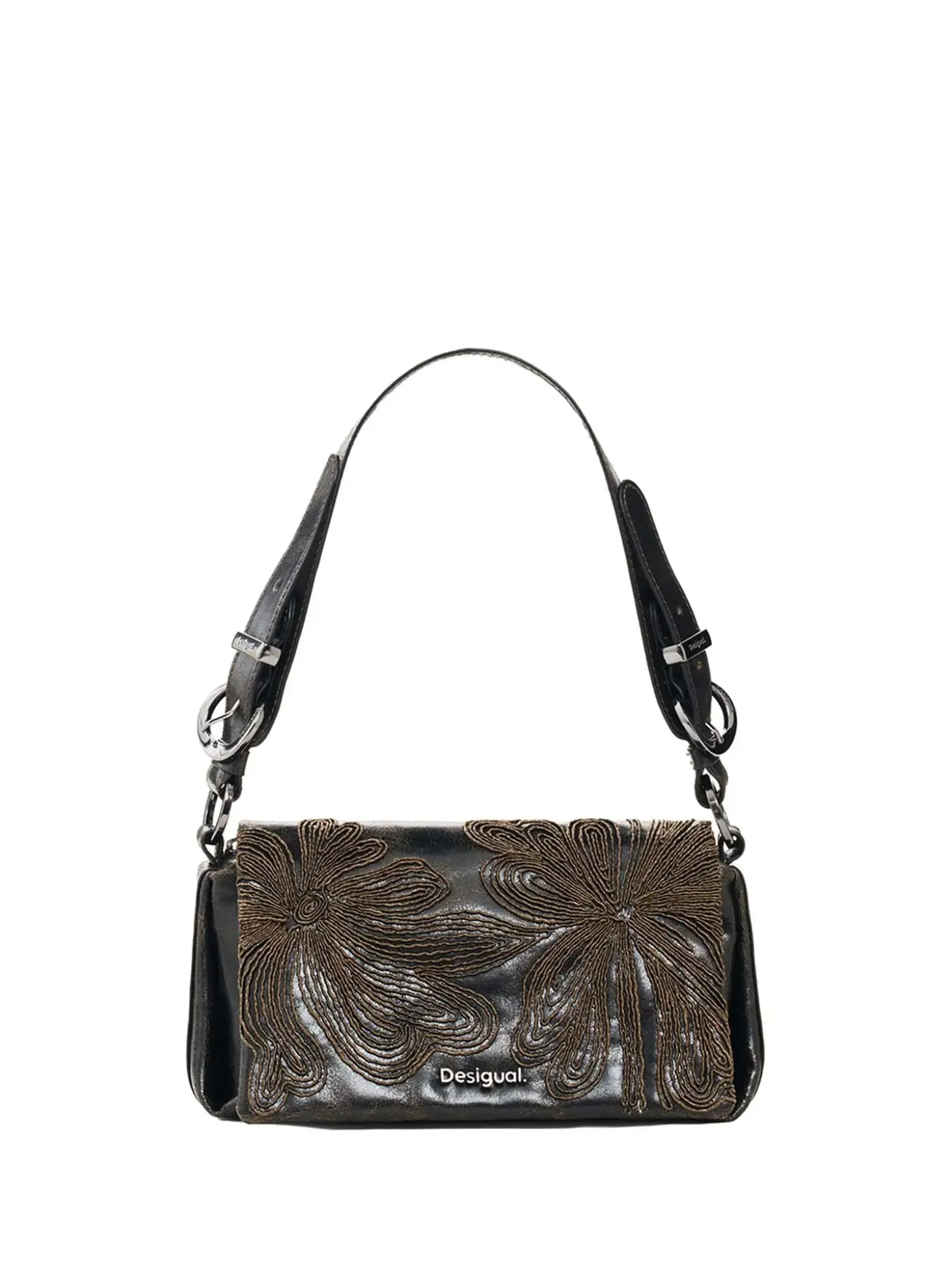 BORSA A SPALLA DONNA - DESIGUAL MARRONE - 26WAXP61
