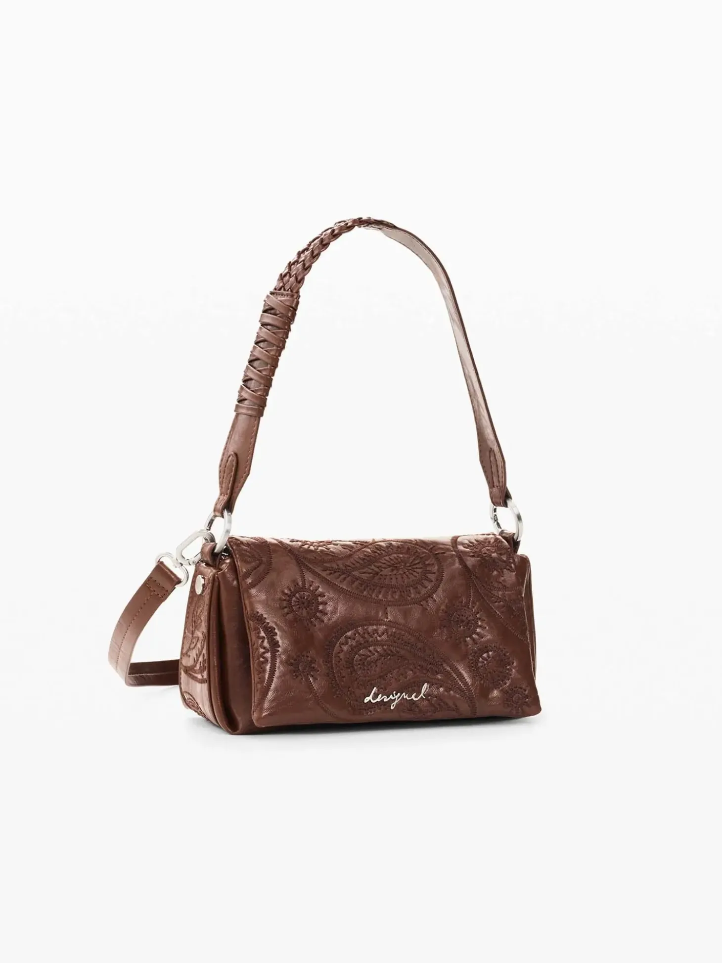 BORSA A SPALLA DONNA - DESIGUAL MARRONE - 26WAXPAB