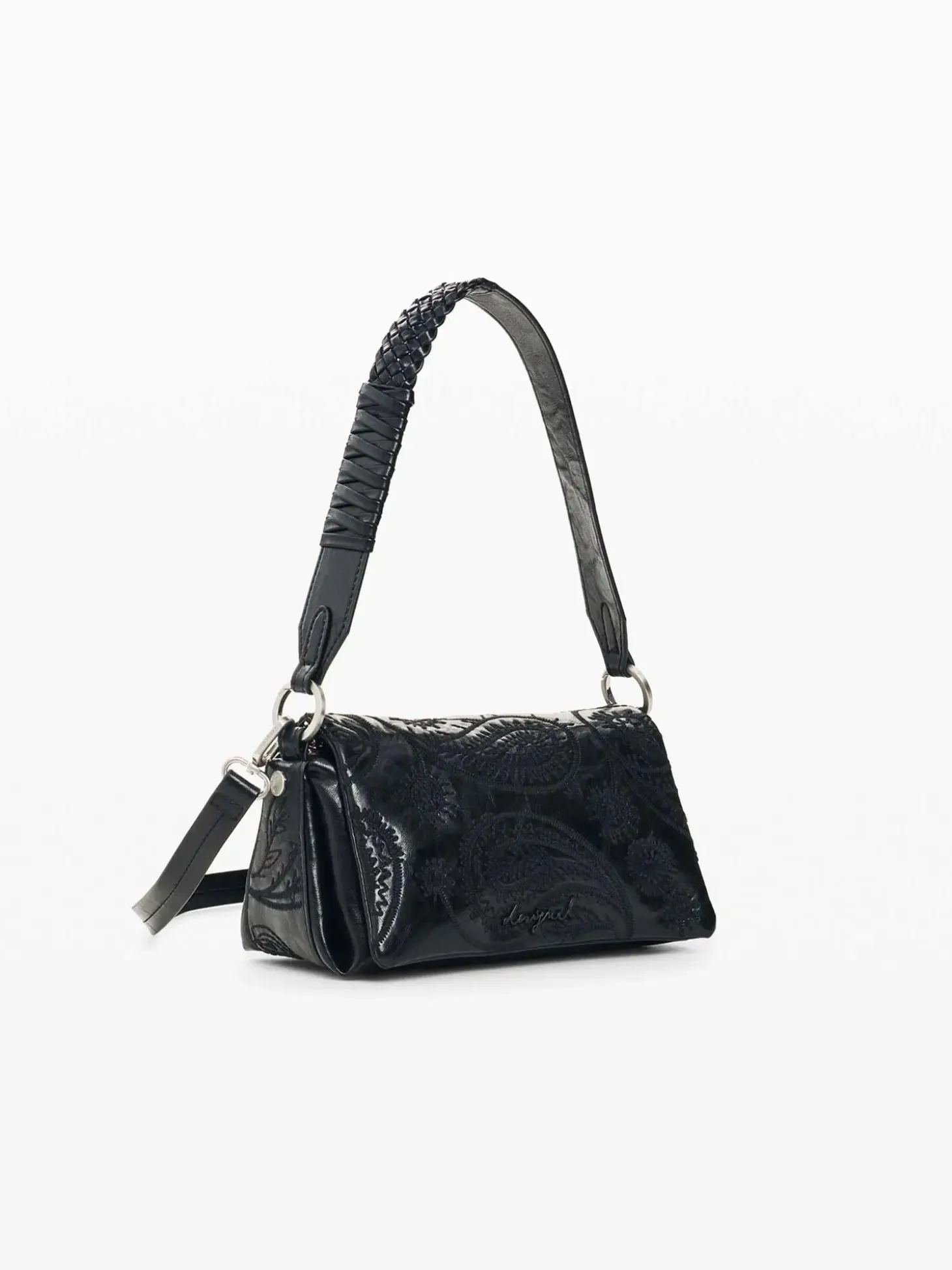 BORSA A SPALLA DONNA - DESIGUAL NERO - 26WAXPA9