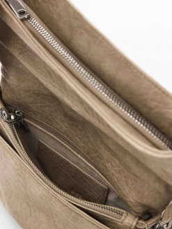BORSA A SPALLA DONNA - DESIGUAL BEIGE - 26WAXP51