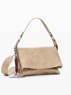 BORSA A SPALLA DONNA - DESIGUAL BEIGE - 26WAXP51