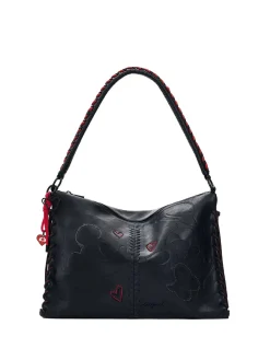BORSA A SPALLA DONNA - DESIGUAL NERO - 26SAXPBE