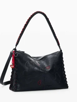 BORSA A SPALLA DONNA - DESIGUAL NERO - 26SAXPBE