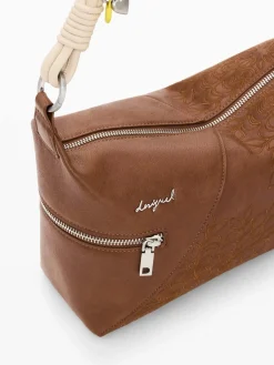 BORSA A SPALLA DONNA - DESIGUAL MARRONE - 26SAXPB6
