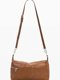 BORSA A SPALLA DONNA - DESIGUAL MARRONE - 26SAXPB6