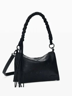 BORSA A SPALLA DONNA - DESIGUAL NERO - 26SAXPAM