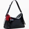 BORSA A SPALLA DONNA - DESIGUAL NERO - 26SAXP86