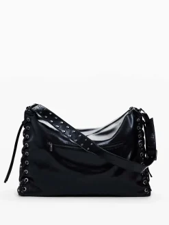 BORSA A SPALLA DONNA - DESIGUAL NERO - 26SAXP86