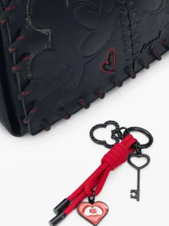BORSA A SPALLA DONNA - DESIGUAL NERO - 26SAXP85
