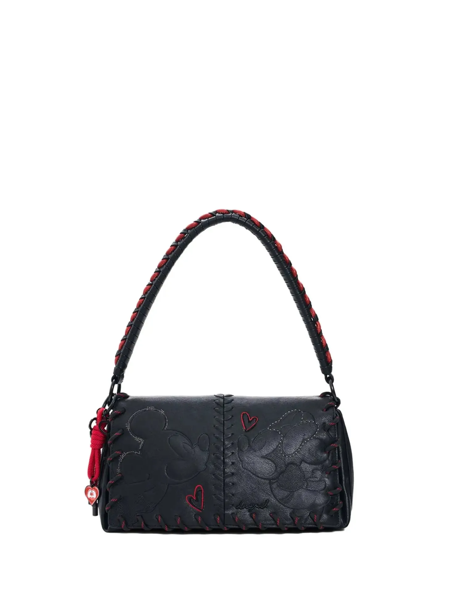 BORSA A SPALLA DONNA - DESIGUAL NERO - 26SAXP85