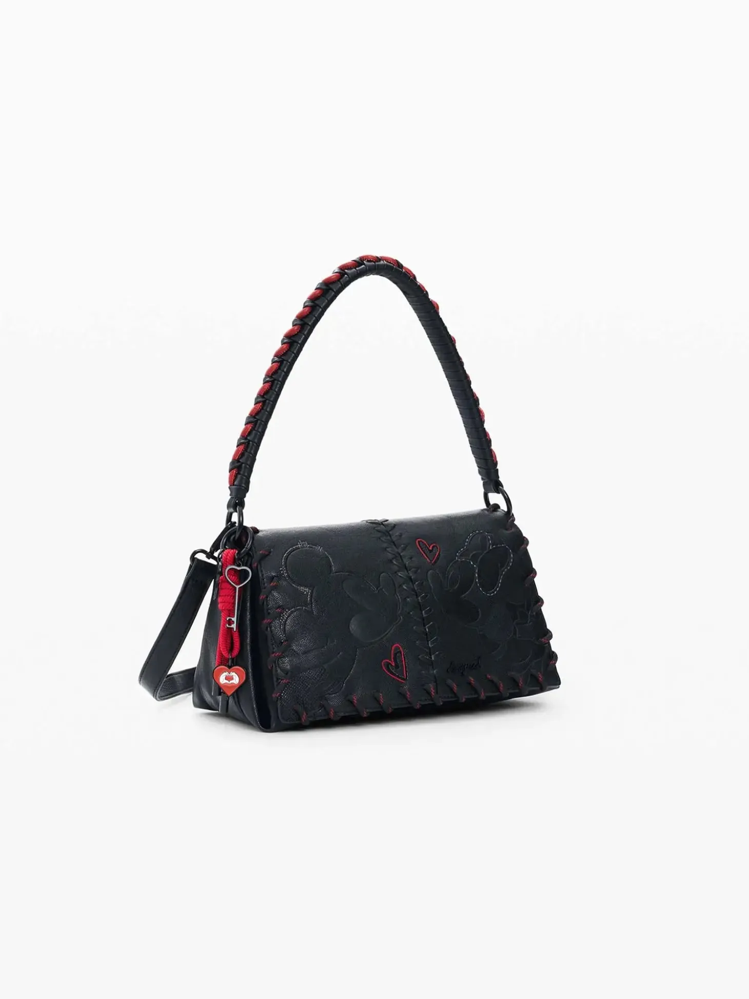 BORSA A SPALLA DONNA - DESIGUAL NERO - 26SAXP85