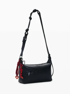 BORSA A SPALLA DONNA - DESIGUAL NERO - 26SAXP75