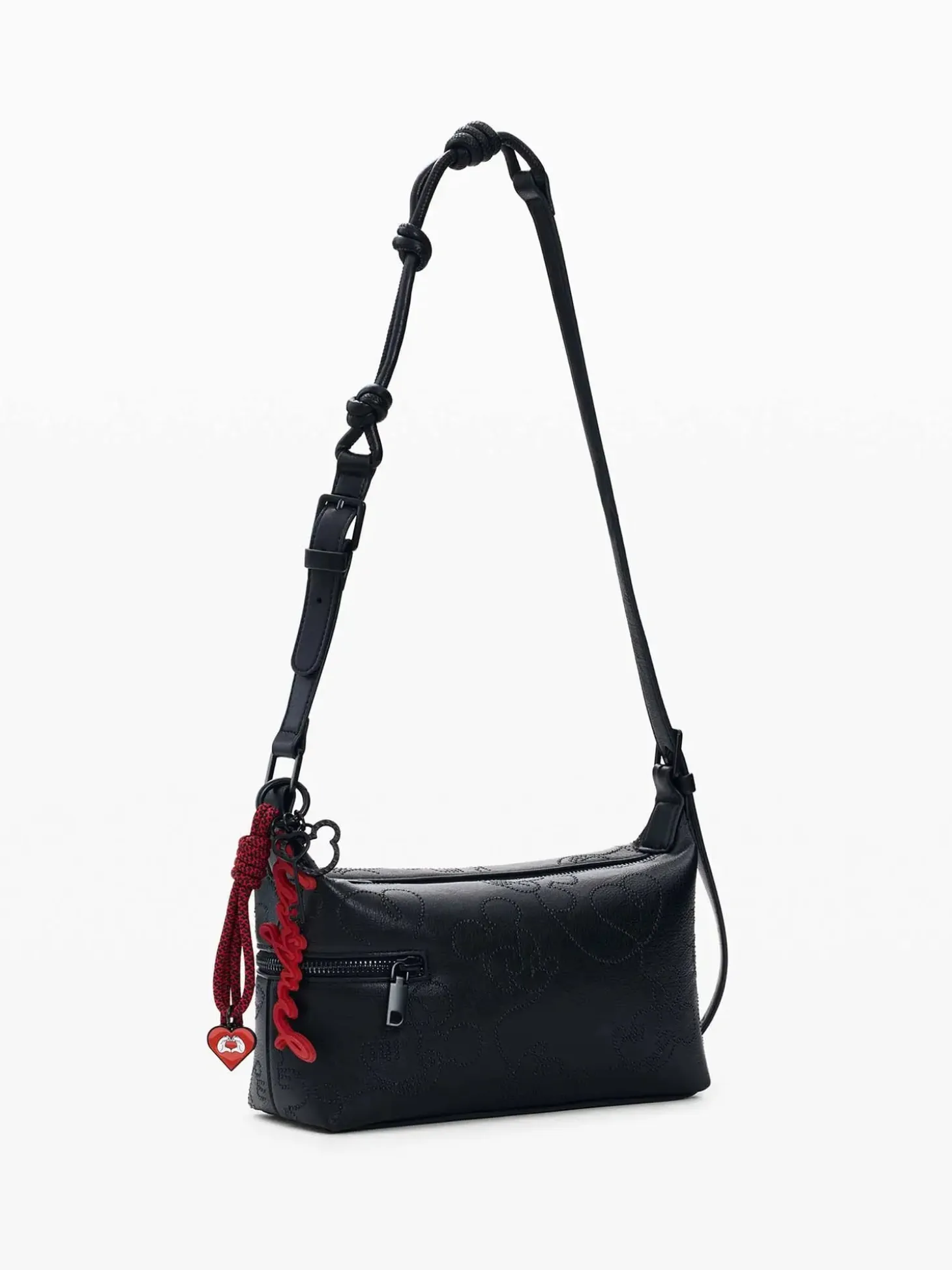 BORSA A SPALLA DONNA - DESIGUAL NERO - 26SAXP75