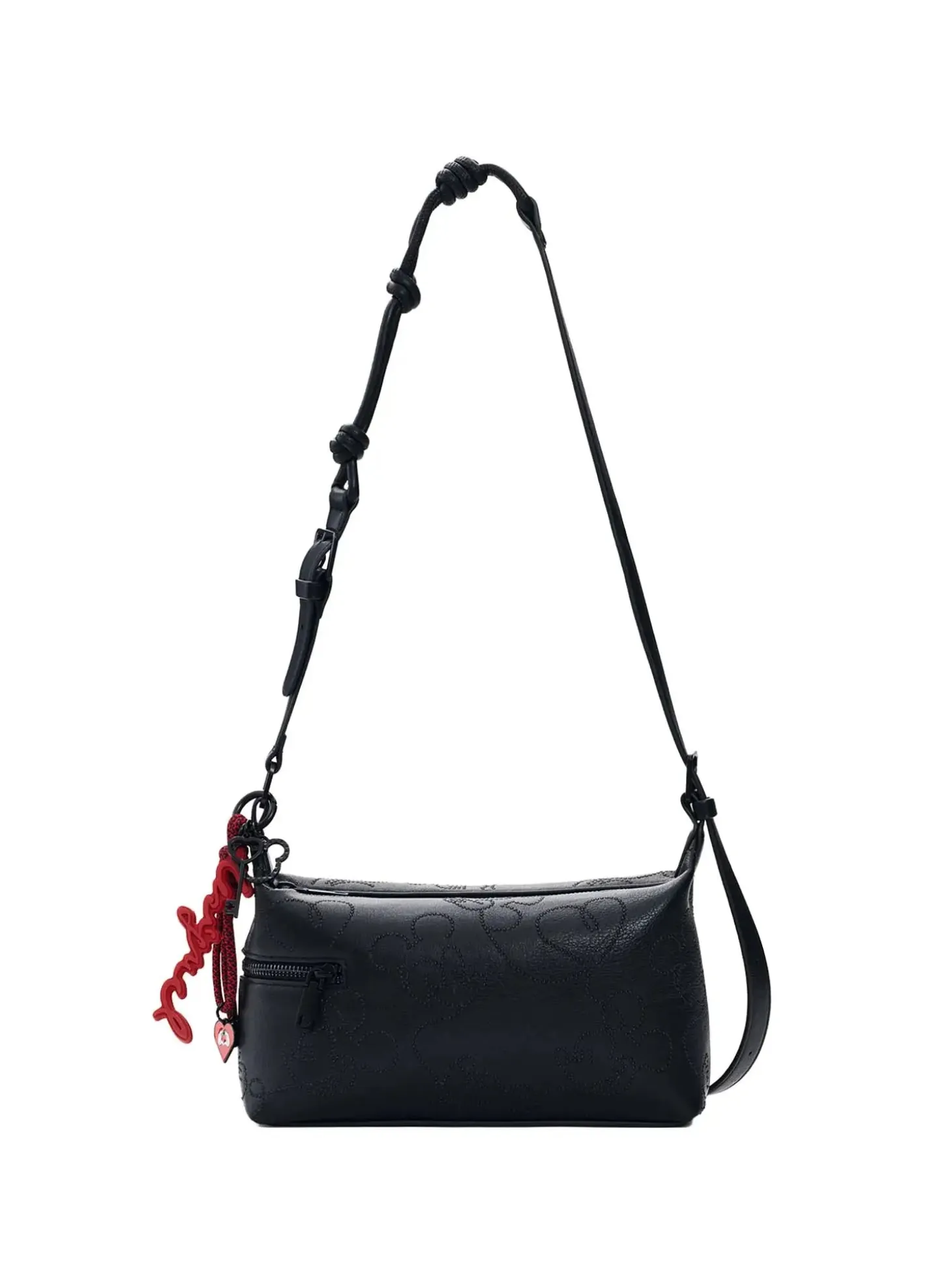 BORSA A SPALLA DONNA - DESIGUAL NERO - 26SAXP75