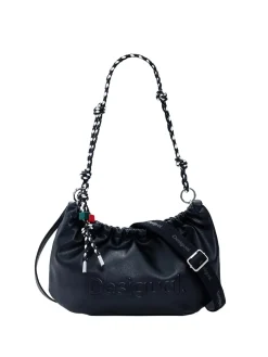 BORSA A SPALLA DONNA - DESIGUAL NERO - 26SAXP51