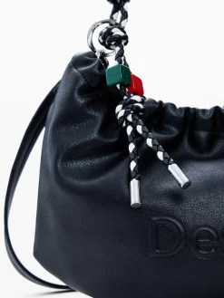 BORSA A SPALLA DONNA - DESIGUAL NERO - 26SAXP51