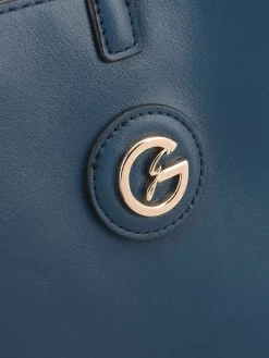 BORSA A SPALLA DONNA - GATTINONI ROMA BLU - BINTD8156WZT