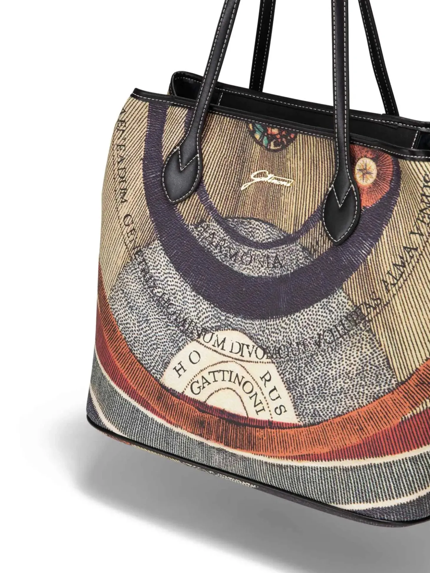 BORSA A SPALLA DONNA - GATTINONI CLASSICO-NERO - BIGPL6434WPQ